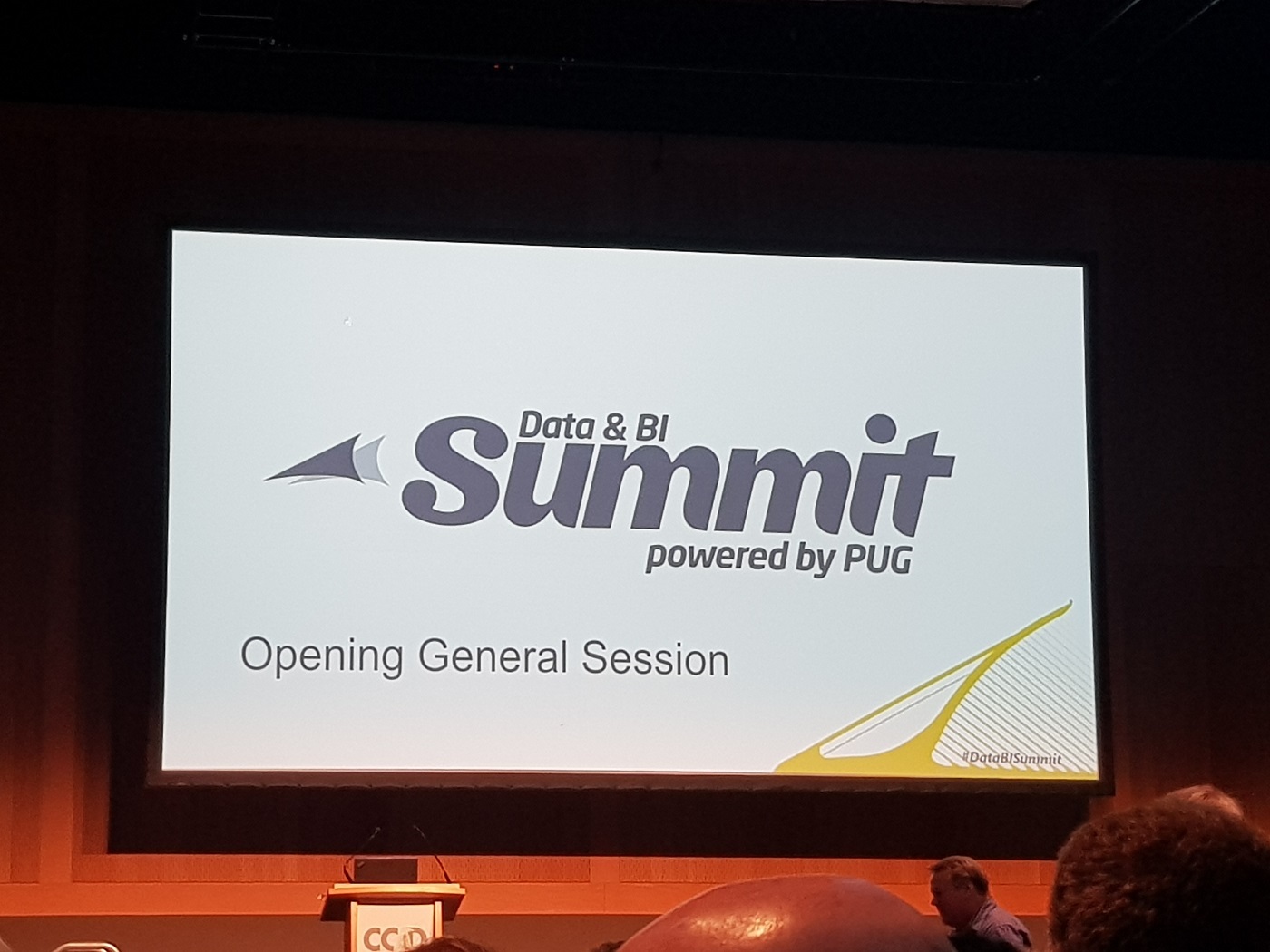 data & BI summit openings slide